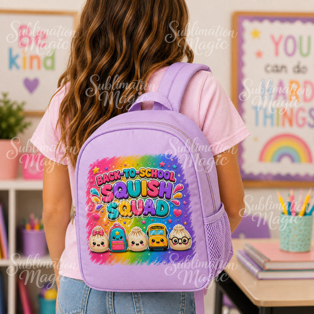 Back to School Squish Squad Dumpling PNG – Digital Download
