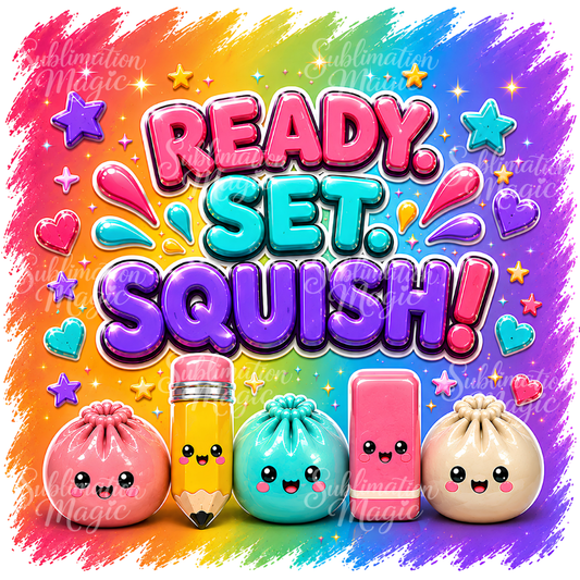 Back to School Squishy Dumpling PNG Digital Download
