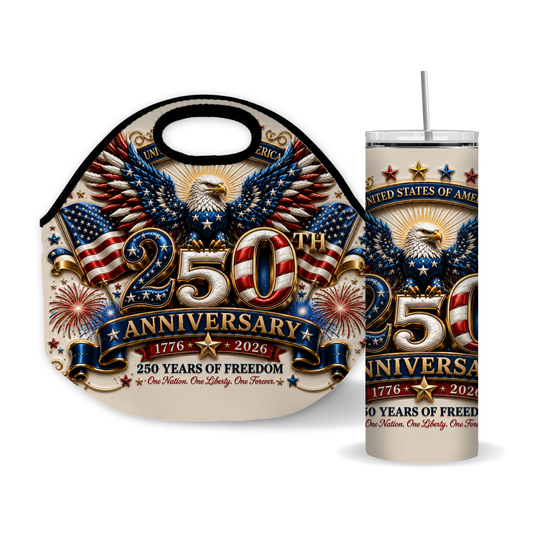 250th Anniversary Eagle 20 oz Skinny Tumbler Wrap Digital Download