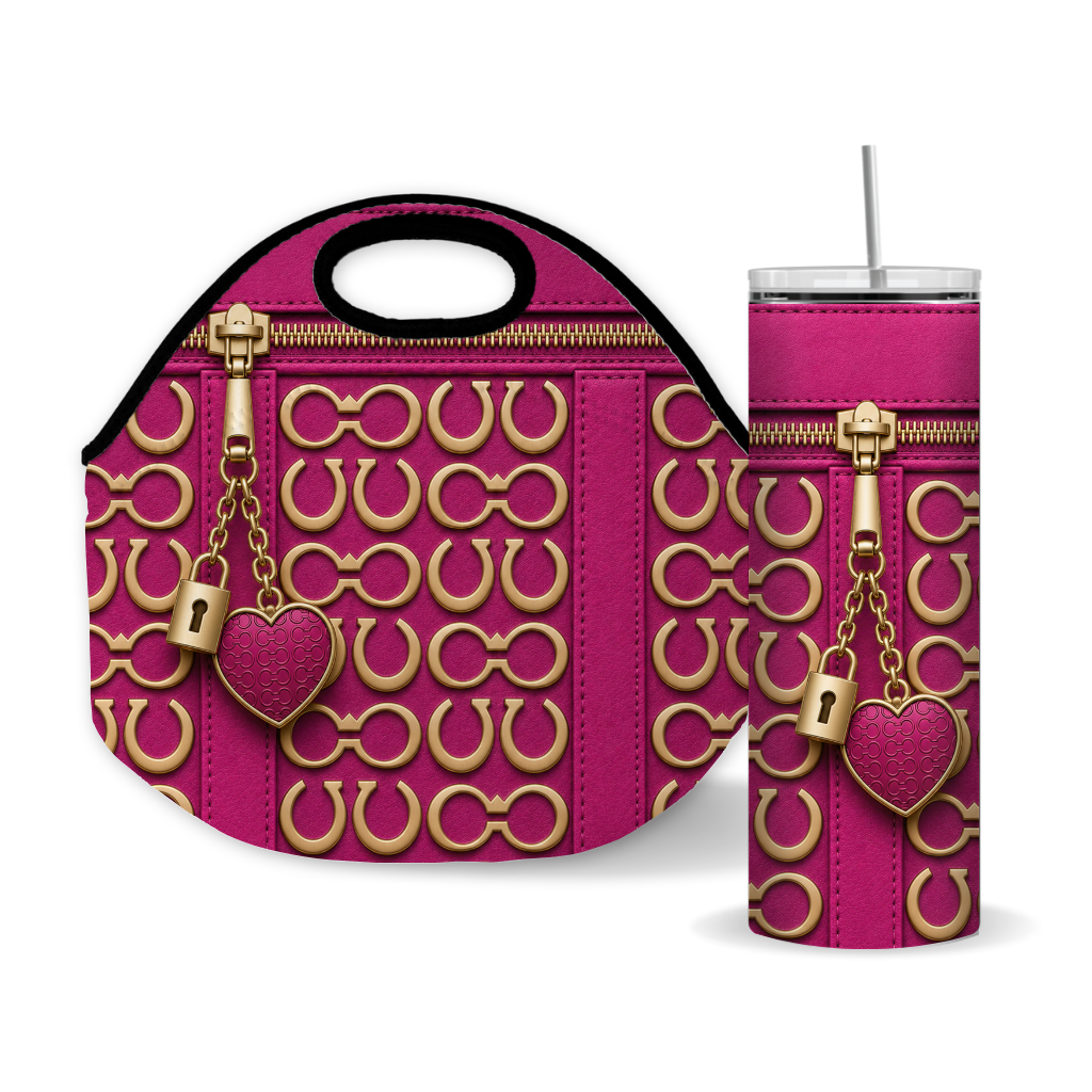 Luxury Fuchsia Purse Inspired 20 oz Skinny Tumbler Wrap Sublimation Design Digital  Download