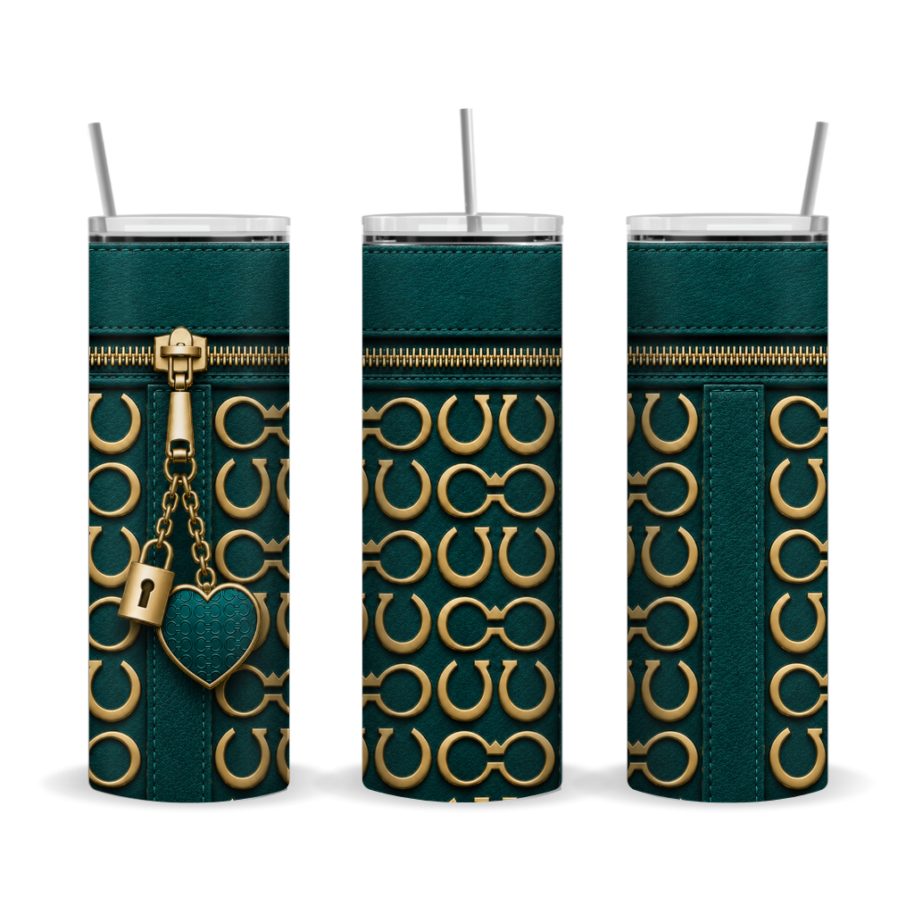 Designer Purse Inspired 20 oz Skinny Tumbler Sublimaition Wrap Bundle 5 Digital Designs