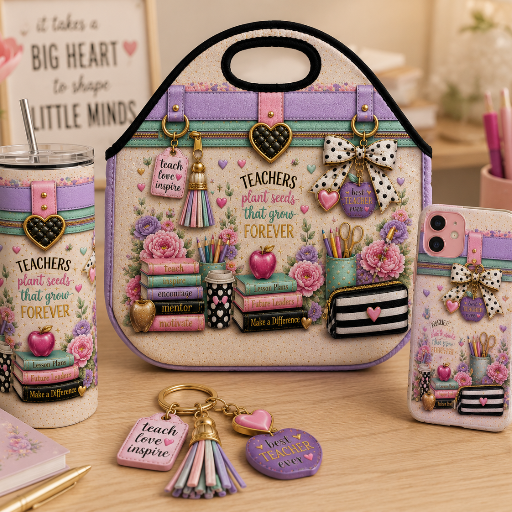 Luxury Purse Inspired Teacher Life 20 oz Skinny Tumbler Wrap Digital Download