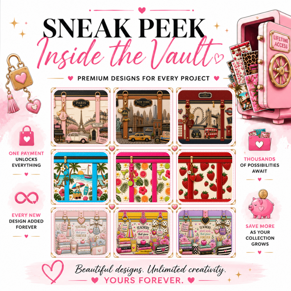 Lifetime Design Vault Pay Once, Get Every Current & Future Design Commercial Use PNG Collection