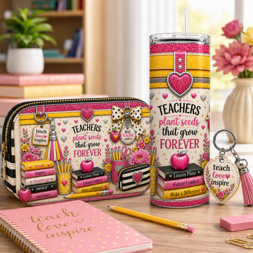 Luxury Teacher Gift 20 oz Skinny Tumbler Wrap Boutique Purse Style Sublimation Design Digital Download