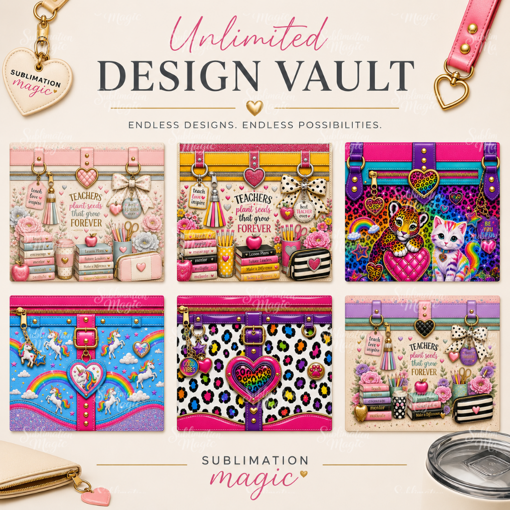 Lifetime Design Vault Pay Once, Get Every Current & Future Design Commercial Use PNG Collection