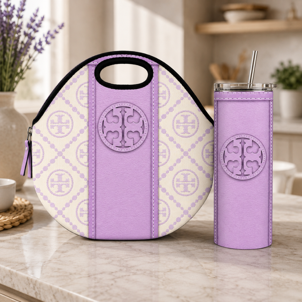 Designer Purse Inspired 4x Monogram Collection 20 oz Skinny Tumbler Wrap Bundle Digital Design